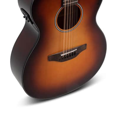 Applause Acoustic Guitar Wood Classics Jumbo 12 String in Sunburst .AP510.116 image 2