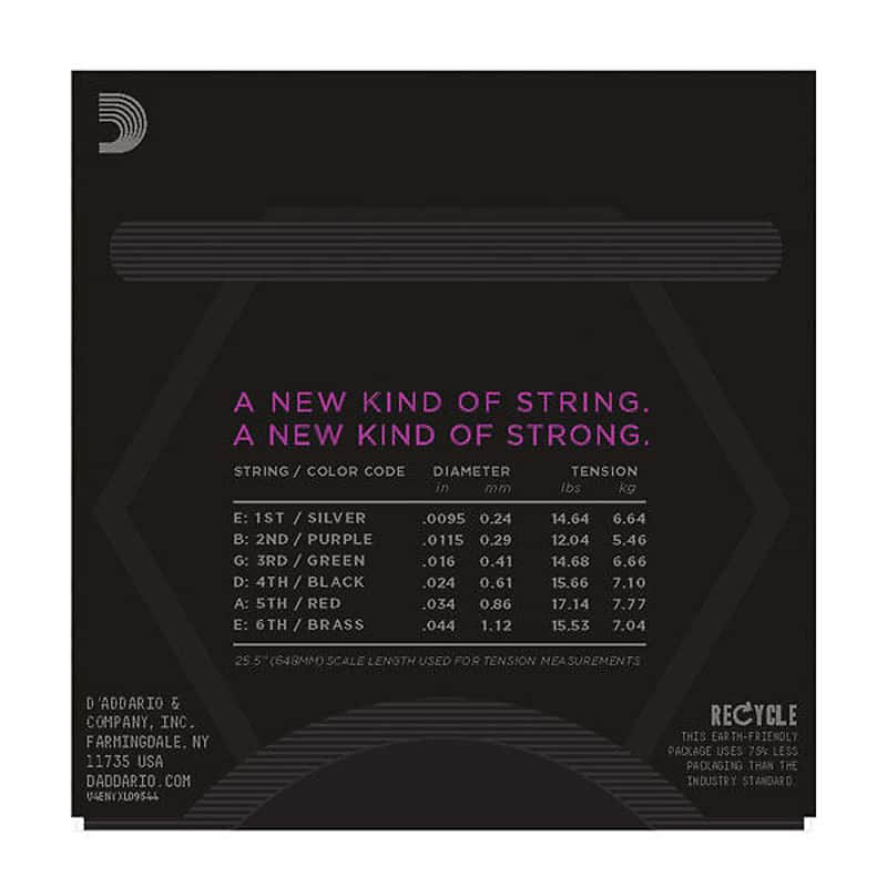 D'Addario NYXL09544 Nickel Wound Electric Guitar Strings, Super Light Plus Gauge image 3