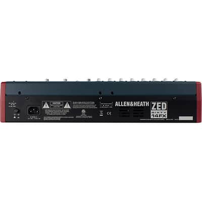 Allen & Heath ZED60-14FX - Touring Quality Audio Mixer with 6 Mic/Line, 2 Mic... image 6