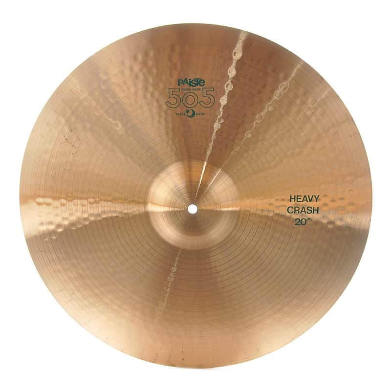 Paiste 20" 505 "Green Label" Heavy Crash Cymbal image 1