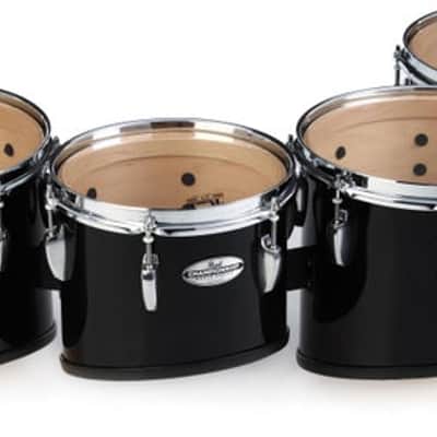Pearl Championship Marching Tenor Drums - Quad  Midnight Black image 2