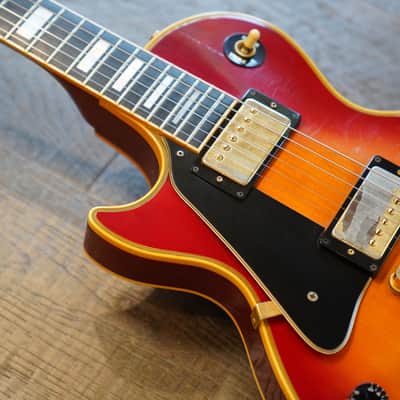 Lefty! 1985 Gibson Les Paul Custom Solid Electric Guitar Vintage Cherry Sunburst + Hard Case image 4