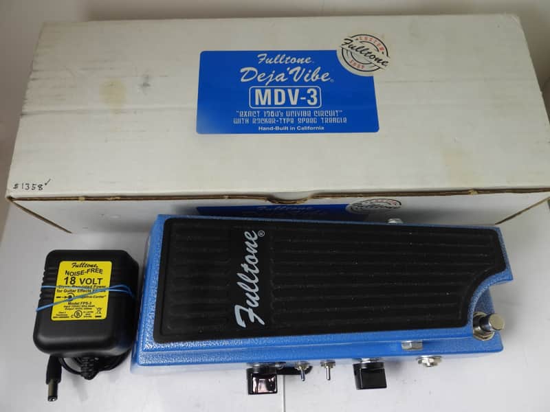 Fulltone MDV-3 Deja Vibe Vibrato Effects Pedal w/Original Box & Power Supply image 1