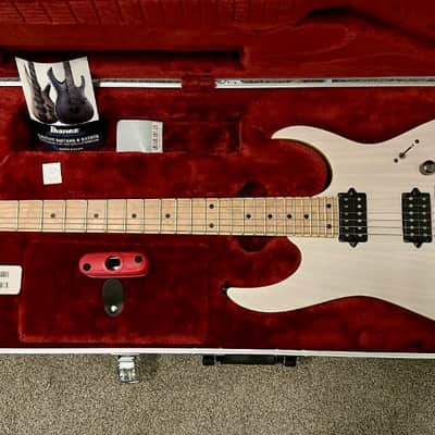 Ibanez RG652AHM-AWD Prestige 2016 - Antique White Blonde image 17