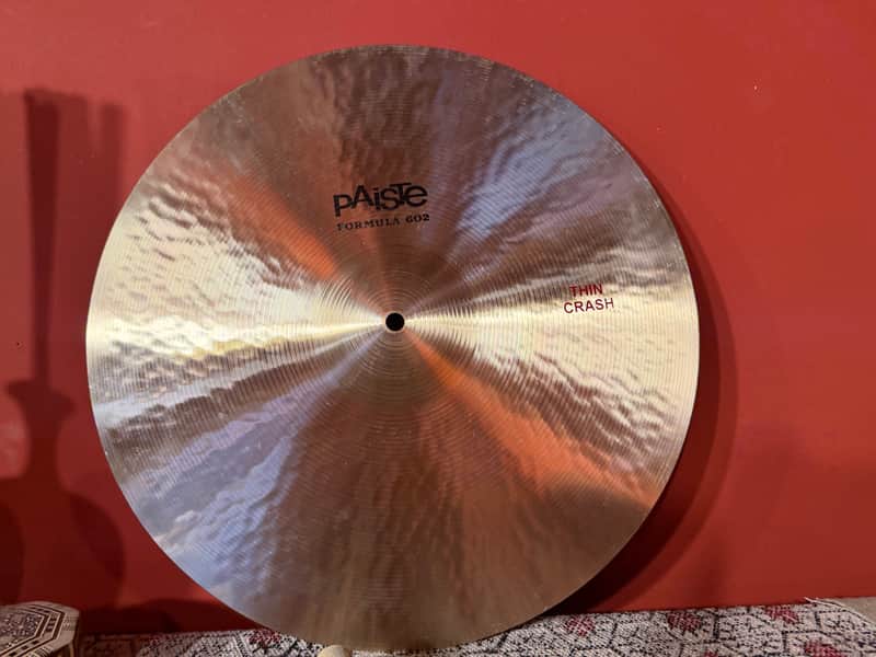 Paiste Formula 602 thin crash 18” cymbal VIDEO REVIEW image 1