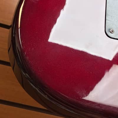 Fender Standard Stratocaster HH with Rosewood Fretboard in Midnight Wine 2004 w/Bag image 9