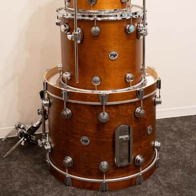 DW Collector's Pure Maple Series 4pc Set Satin Oil Finish Honey 22" 10" 12" 16" Standard Shell Type image 14