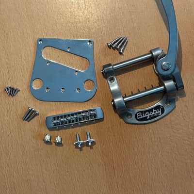 Vintage Bigsby B5 Tremolo Vibrato + Telecaster Style Bridge Assembly image 1