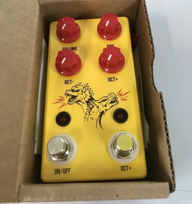 JHS Double Dragon Octaver Pedal w/ Original box & paperwork image 1