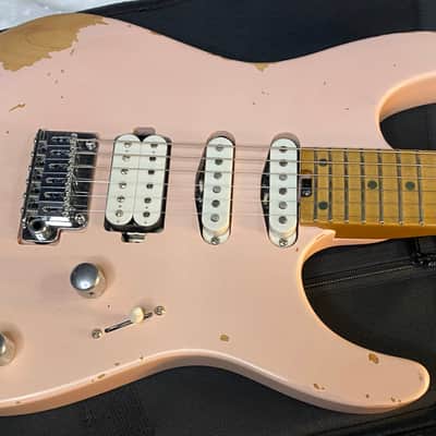 NEW! Charvel Pro-Mod Signature Rick Graham DK24 2PT CM Worn Shell Pink - Foam Core Case - Authorized Dealer image 3