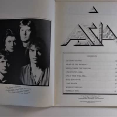 ASIA Asia Songbook Sheet Music (Warner Bros. Publications, Inc., 1982) image 3