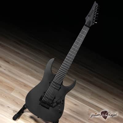 Ibanez RGRB720 RG Iron Label 7-String Tremolo Guitar – Black Flat image 1