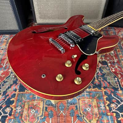 Yamaha SA700 Semi Hollowbody ES335 Type 1981 Persimmon Red image 11