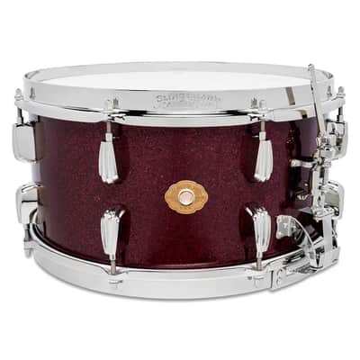 Slingerland Radio King Solid Maple Snare Drum 14x7 Maroon Glass image 1