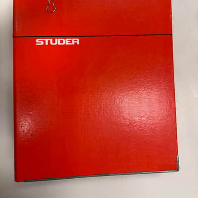 Studer A820 Master Recorder 1/4" 2-Track Tape Machine with Remote, Replacement Side Panels, Original Manual, and Service History– NEEDS NEW CAPACITORS image 12