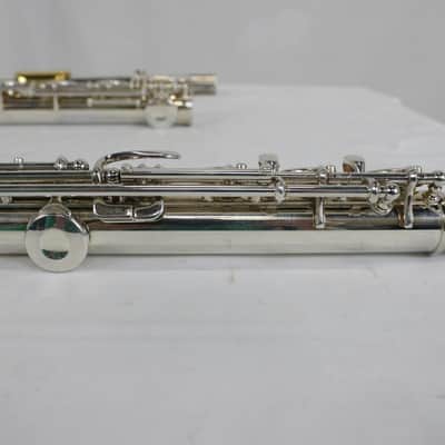Armstrong Limited Edition USA Thin Wall P4 Open-Hole Flute w/ B Foot, Offset G - Sterling Silver image 12