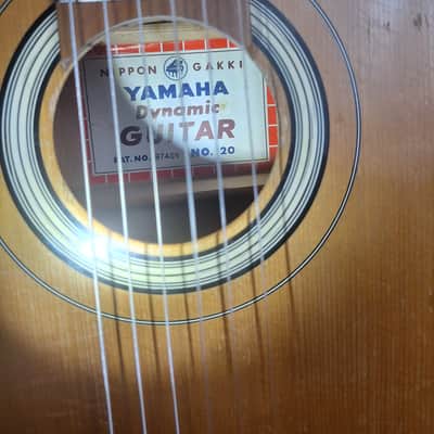 Vintage 1960s Yamaha Dynamic Guitar #20 -Made in Japan image 7