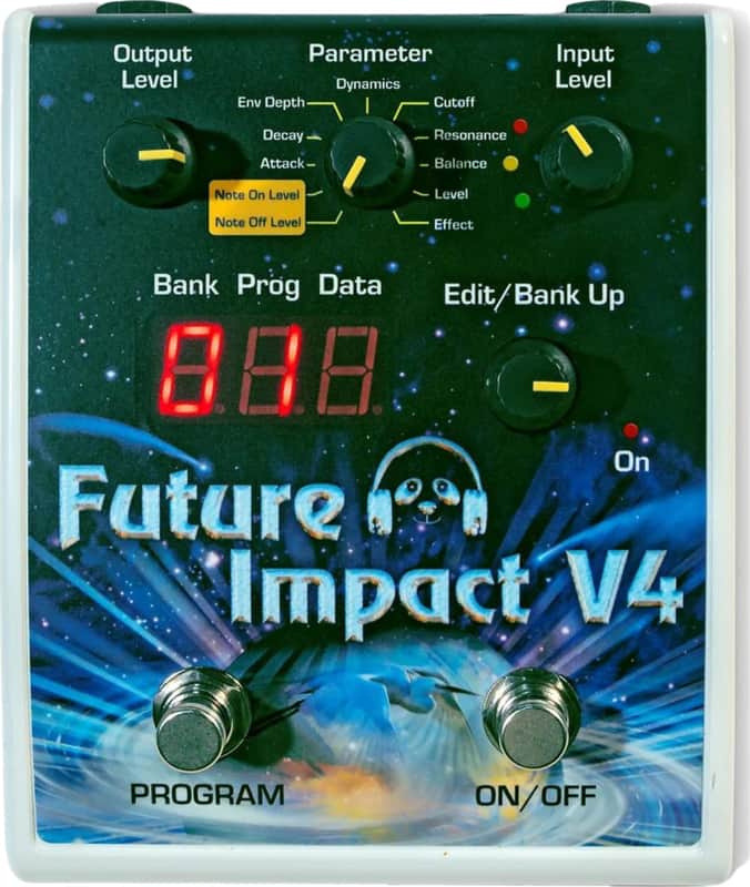 Panda Audio Future Impact V4 Synthesizer Bass Effects Pedal image 1