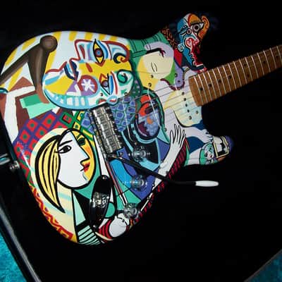 Picasso Fender USA American Stratocaster Standard California Series Vintage Strat 1997 guitar image 2