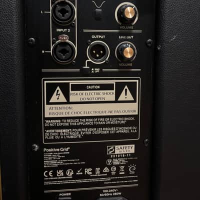 Positive Grid Spark CAB 140-Watt 1x10" Active Guitar Speaker Cabinet 2023 - Present - Black image 3