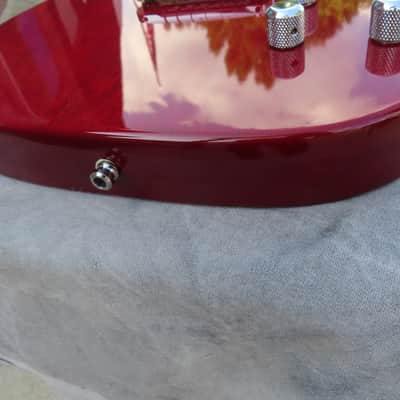 FENDER 1998 TELE-SONIC 1998 CRIMSON RED TRANSPARENT EARLY RUN 1st YEAR near MINT ORIGINAL! image 4