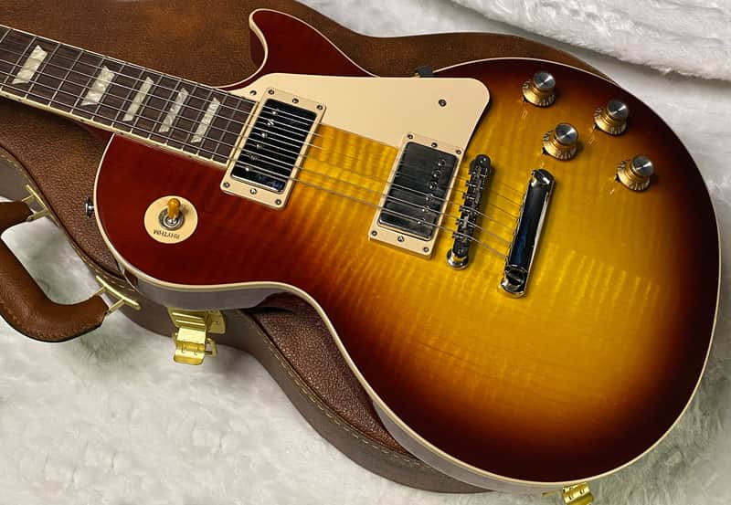 NEW! Gibson Les Paul 60's Standard Iced Tea - Authorized Dealer - Beautiful Curly Flame Maple Top - 9.35 lbs - G07289 image 1