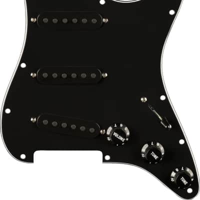 FENDER Pre-Wired Pure Vintage '65 Loaded Strat w/RWRP Middle, Black, 11-Hole image 4