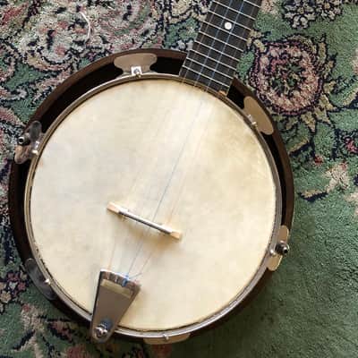 Melody Junior Banjo Ukulele 1936 circa Brown varnish image 1