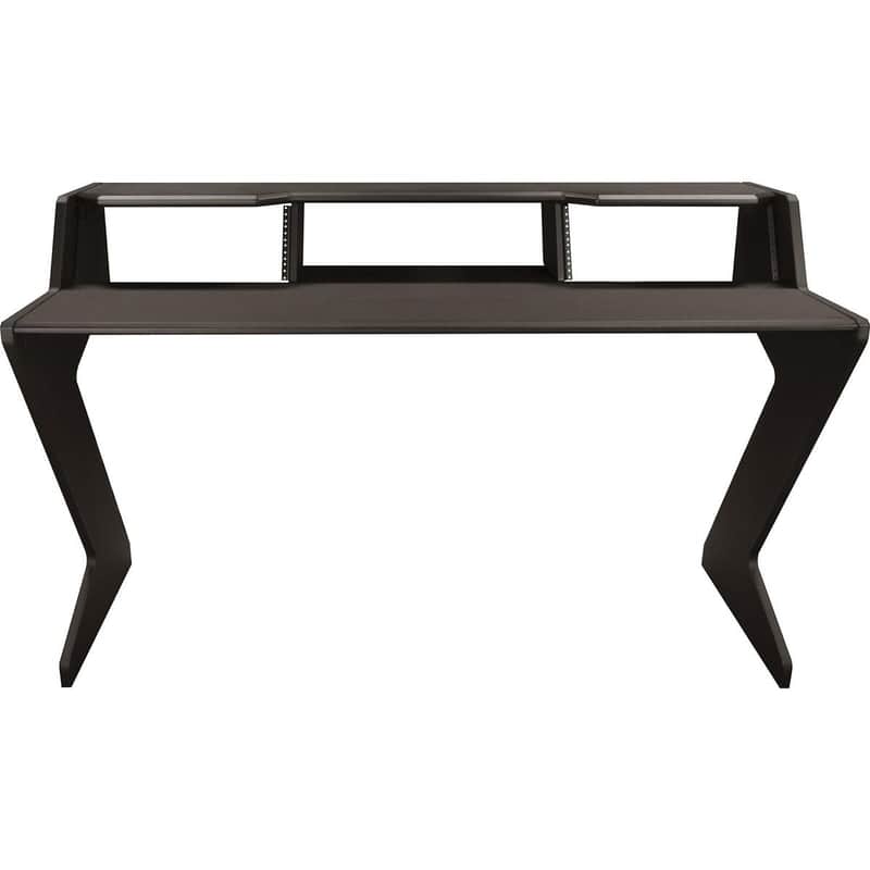 Ultimate Support Nucleus-Z Explorer Studio Desk with Shelf and 2x 4 Space Rack Modules image 1