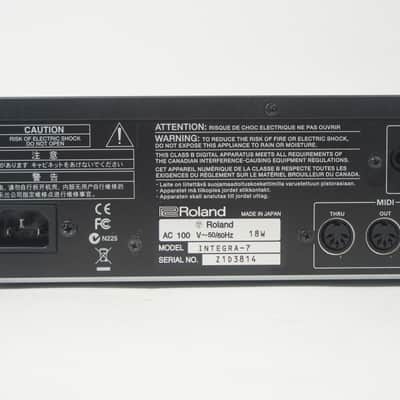 Roland INTEGRA-7 Super NATURAL 12 SRX Expansions Flagship Sound Module 100-240V EXCELLENT image 11