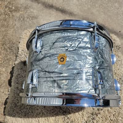 Vintage Ludwig No. 942 Classic 8x12" Rack Tom Drum 1967 - Sky Blue Pearl (242-3) image 10