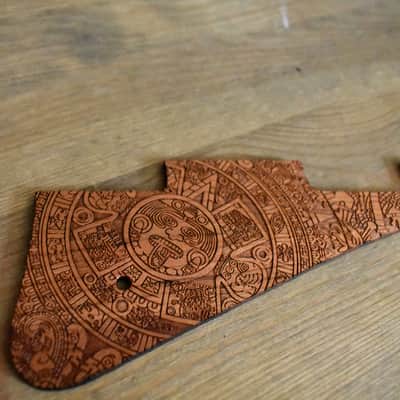Handcrafted Cherrywood Pickguard for Gibson Les Paul Studio & Historic '59 – Laser-Engraved Custom Design image 3