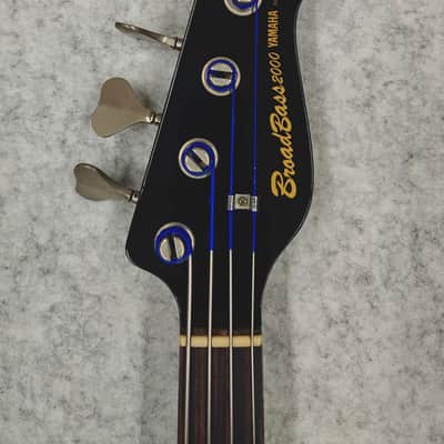 1982 Yamaha BB2000FL MIJ broadbass fretless neck through pj precision jazz passive Japan vintage image 12
