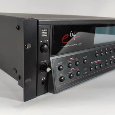 E-MU Systems E64 Rackmount 64-Voice Sampler Workstation 1996 - Black (Serviced / Warranty) image 3