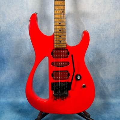 Kramer CK-110 Tatsuya Artist Model Red/Orange Made in Japan, MIJ image 2