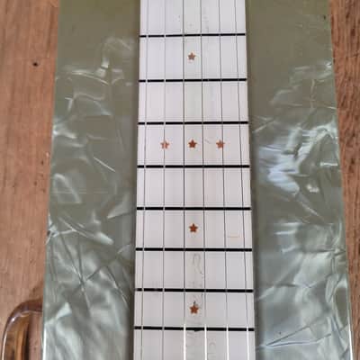 Magnatone Melodier Lap Steel 1950s W/ Original Case - Gray/Green MOTS image 6