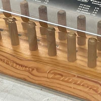 Dunlop wooden slide counter display w/ original cover.. image 3