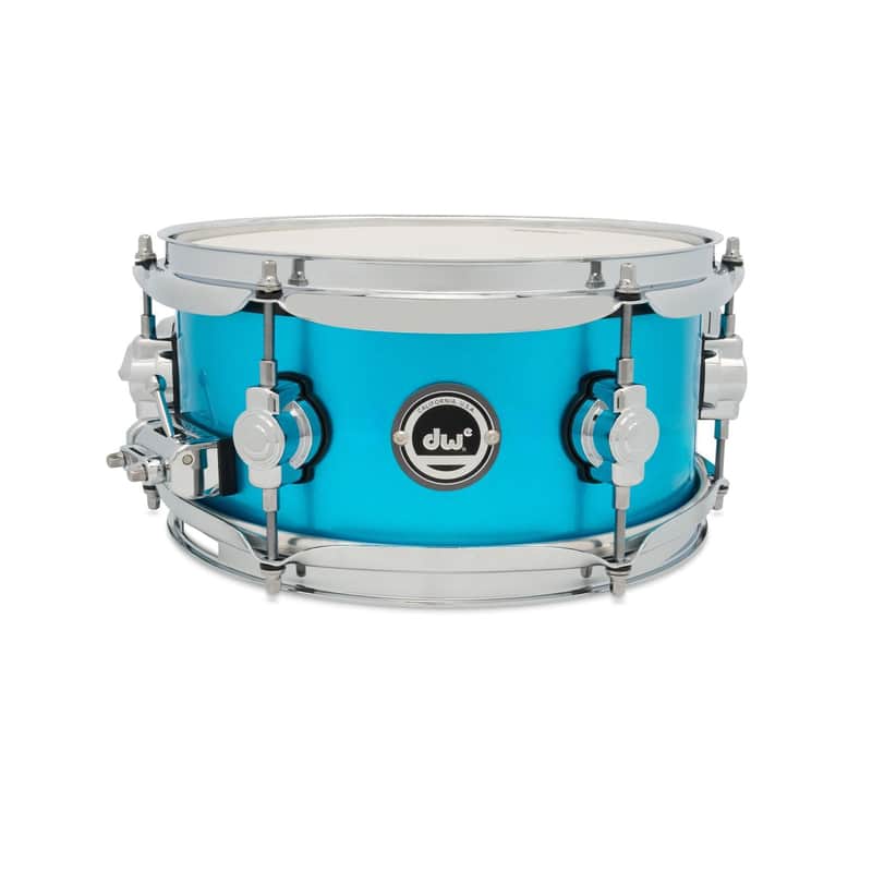 DW DWe Electronic/Acoustic Snare Drum 10x5 Laser Blue Metallic image 1