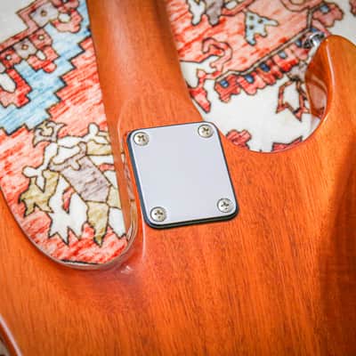 SUHR USA Custom Modern Quilt "Aqua Blue Gradient + Rosewood" (2016) image 19