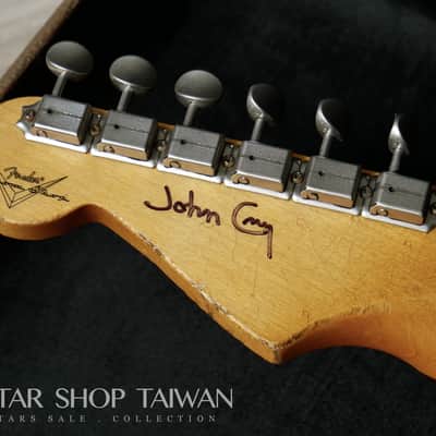 Fender Custom Shop John Cruz 1959 Hardtail Stratocaster Heavy Relic-Sonic Blue image 13