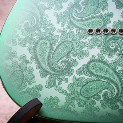 FENDER USA Custom Shop 68 Reissue Telecaster NOS "Green Paisley + Maple" (2025) image 22