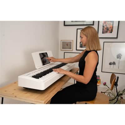 Kawai ES120 88-Key Portable Digital Piano with Speakers, Elegant White image 5