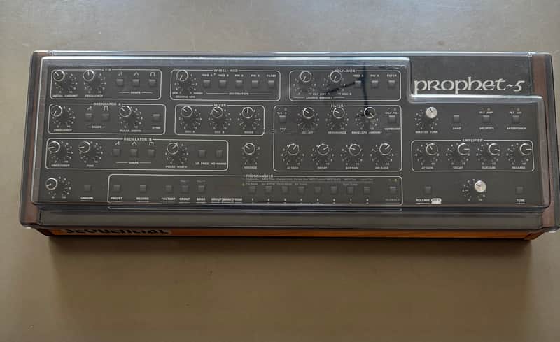 Sequential Prophet-5 Desktop 5-Voice Polyphonic Synthesizer 2021 - Present - Black with Wood Sides image 1