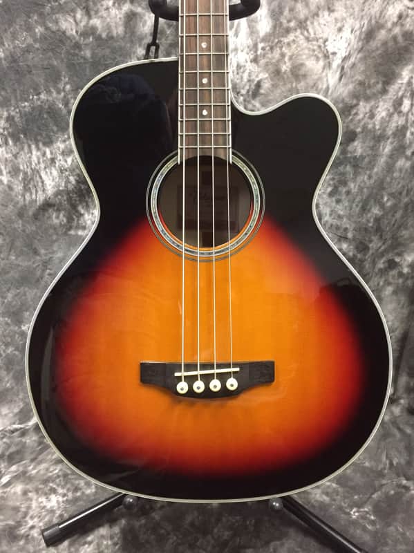 Takamine GB72CE BSB G Series Jumbo Cutaway Acoustic/Electric Bass Gloss Brown Sunburst w/ Flame Maple Back and Sides image 1