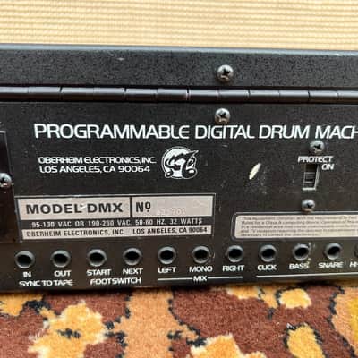 Vintage 1980s Oberheim DMX Digital Drum Machine w/ Manual & Cards *One Owner* image 17