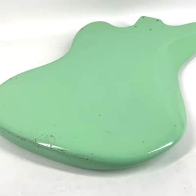 MJT Ultralight Jazzmaster Body 4lbs!! Alder 2025 - Aged Nitro Surf Green image 11