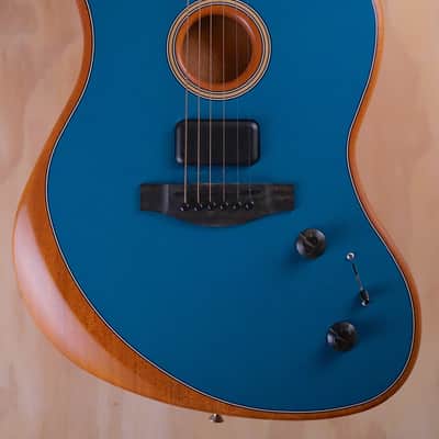 Fender American Acoustasonic Jazzmaster in Ocean Turquoise, Gig Bag included