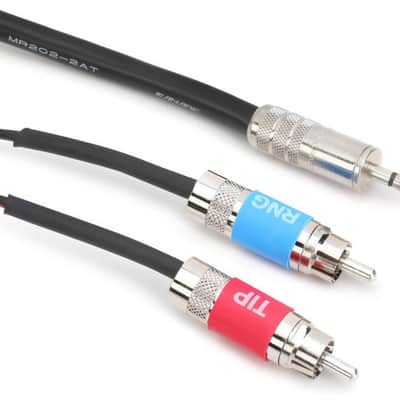 Pro Co IPMB2R-2 3.5mm TRS Male to Dual RCA Male Cable - 2 foot (IPMB2R2d1) image 5