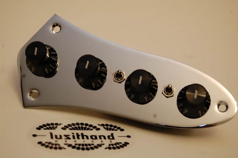 Lusithand Devices Double NFP Jazz plate. Wal type filter on board preamp - Chrome image 1
