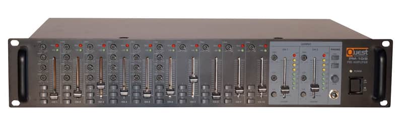 Quest PM-10/2 Commercial MIxer/Preamplifier (RT 274) image 1
